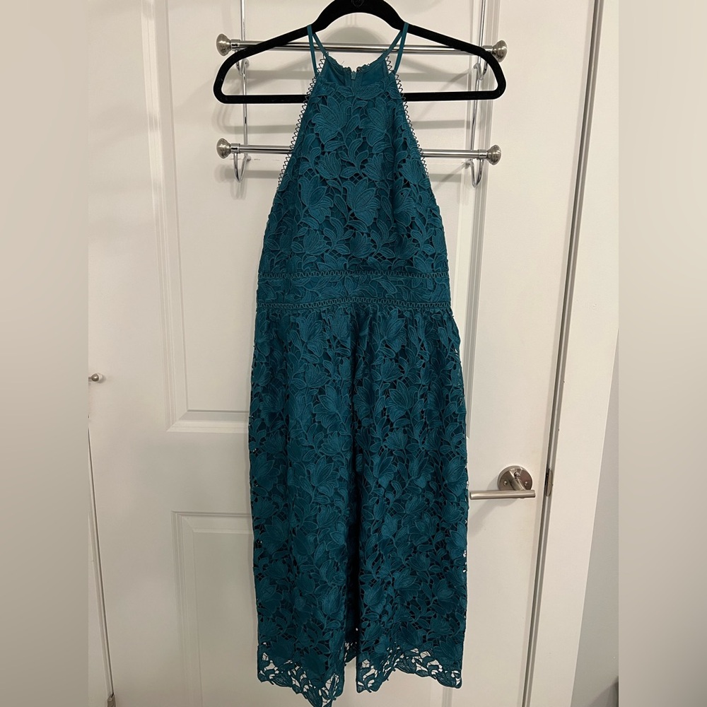 Loft Eyelet Halter Dress